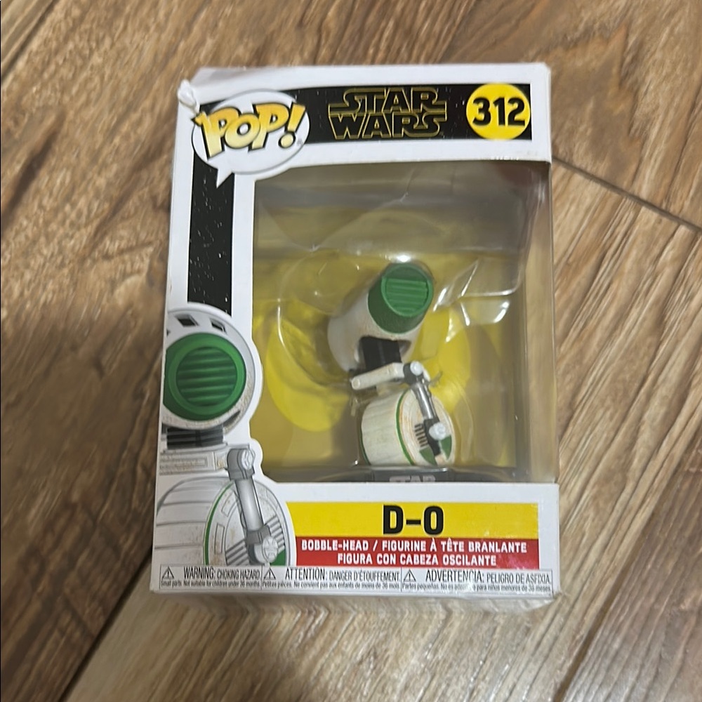 Pop Star Wars D-O Figure with Green and White Accents